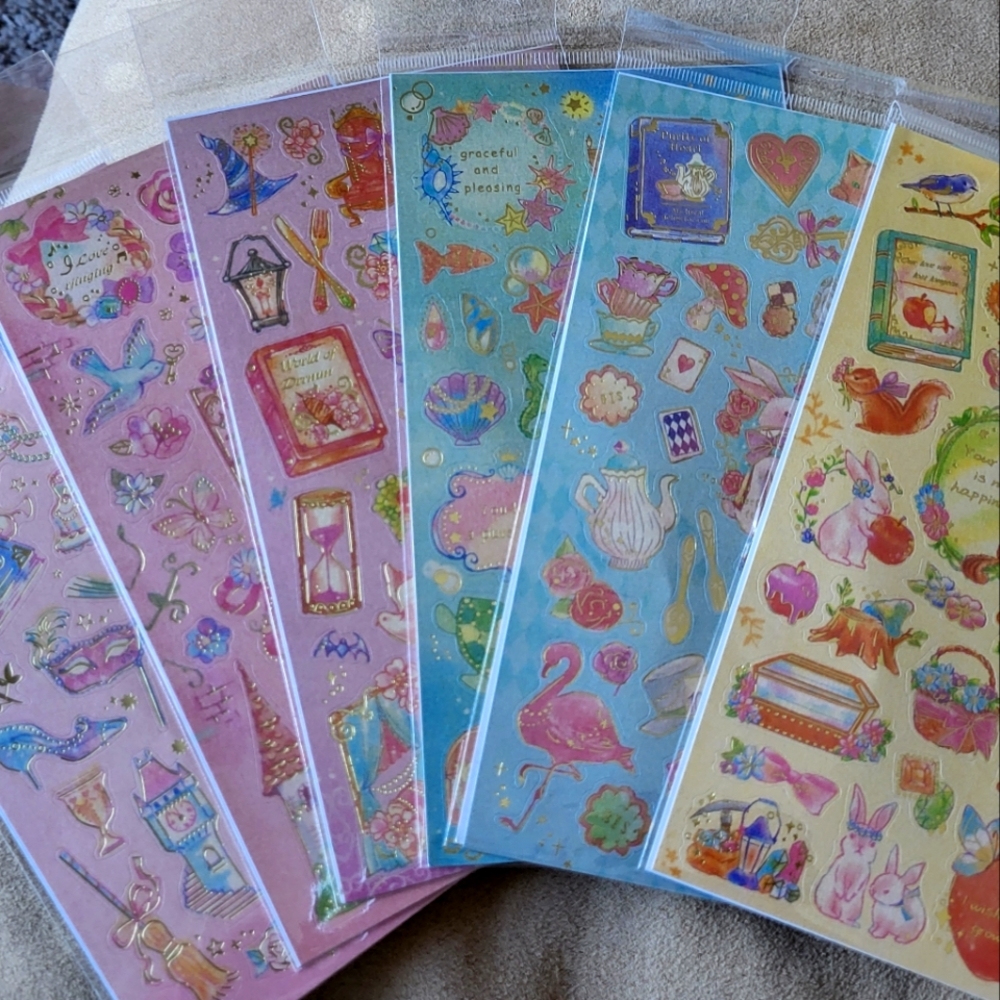 35PC Whimsical Elegant Journal Stickers
